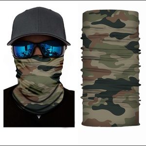 Seamless Neck Gaiter Face Mask Covering Unisex